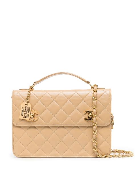 chanel two way bag|farfetch Chanel bag.